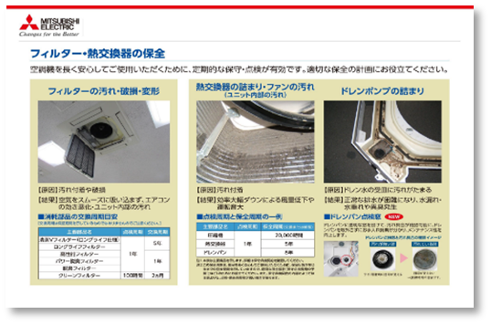 提案書例_フィルター・熱交換機の保全